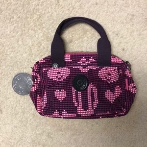 Purse with Pink and Purple Hearts 💓💜💓